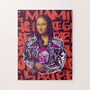 Mona Lisa Punk Art Legpuzzel
