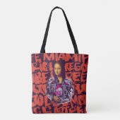 Mona Lisa Punk Art Tote Bag (Achterkant)
