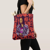 Mona Lisa Punk Art Tote Bag (Dichtbij)