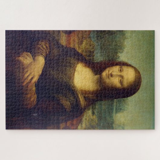Mona Lisa Puzzel beroemd portret van Leonardo da V Legpuzzel (Horizontaal)