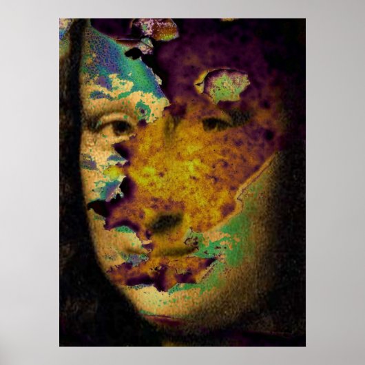 mona lisa raw poster (Voorkant)