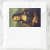 Mona Lisa Rechthoek Sticker (Tas)