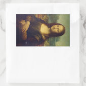 Mona Lisa Rechthoekige Sticker (Tas)