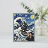 Mona Lisa Reimagined Reis Briefkaart (Staand voorkant)
