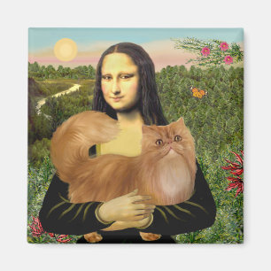Mona Lisa - Rode Perzische kat Magneet