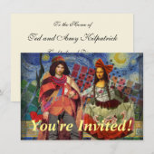 Mona Lisa Romantisch Grappig Kleurig Kunstwerk Kaart (Voorkant / Achterkant)