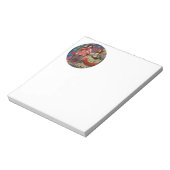 Mona Lisa Romantisch Grappig Kleurig Kunstwerk Notitieblok (Linkerzijde)