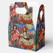 Mona Lisa Romantisch Grappig Kleurrijk Kunstwerk Bedankdoosjes (Geopend)