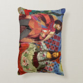 Mona Lisa Romantisch Grappig Kleurrijk Kunstwerk Decoratief Kussen (Achterkant (Verticaal))