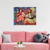 Mona Lisa Romantische Grappige Kleurrijke Kunst Canvas Afdruk (Insitu (Woonkamer))