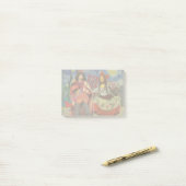 Mona Lisa Romantische Grappige Kleurrijke Kunst Post-it® Notes (Op bureau)