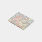 Mona Lisa Romantische Grappige Kleurrijke Kunst Post-it® Notes (Schuin)