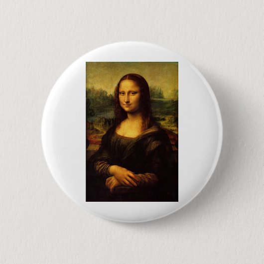 Mona Lisa Ronde Button 5,7 Cm (Voorkant)
