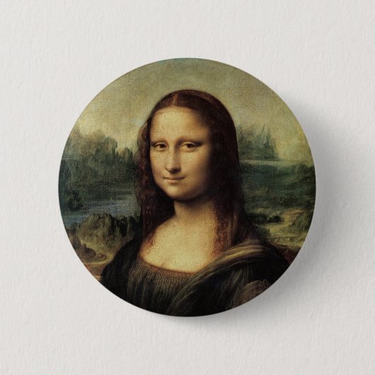 Mona Lisa Ronde Button 5,7 Cm (Voorkant)