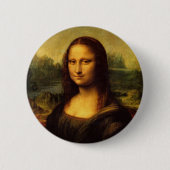 Mona Lisa Ronde Button 5,7 Cm (Voorkant)