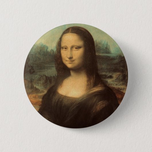 Mona Lisa Ronde Button 5,7 Cm (Voorkant)