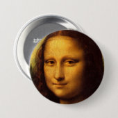 Mona Lisa Ronde Button 7,6 Cm (Voorkant /achterkant)