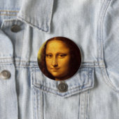 Mona Lisa Ronde Button 7,6 Cm (In situ)