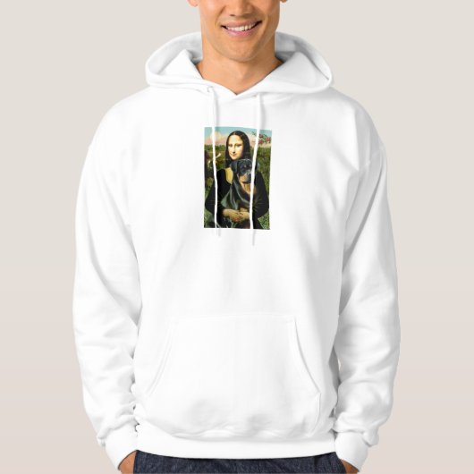 Mona Lisa - Rottweiler (#3) Hoodie (Voorkant)