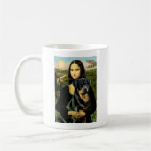 Mona Lisa - Rottweiler (#3) Koffiemok (Links)
