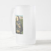 Mona Lisa - Rottweiler (#3) Matglas Bierpul (Voorkant links)