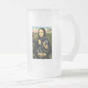Mona Lisa - Rottweiler (#3) Matglas Bierpul