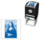 MONA LISA RUBBER STAMP ZELFINKTENDE STEMPEL (In situ)