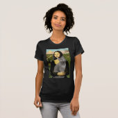Mona Lisa - Russische Blauwe kat T-shirt (Voorkant volledig)