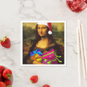 Mona Lisa Santa Claus Servetten (Insitu)