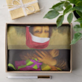 Mona Lisa Santa Claus Tissuepapier (Geschenk)