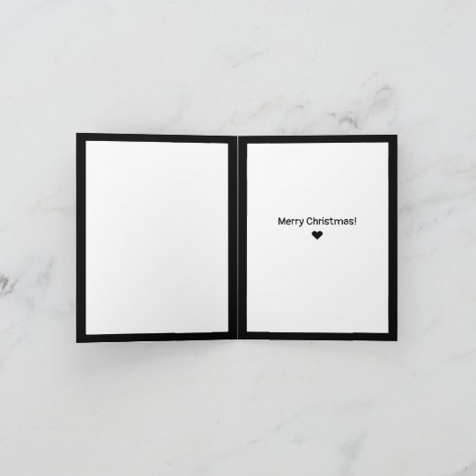 Mona Lisa Santa Hat Kerstmis Feestdagen Kaart (Binnen)