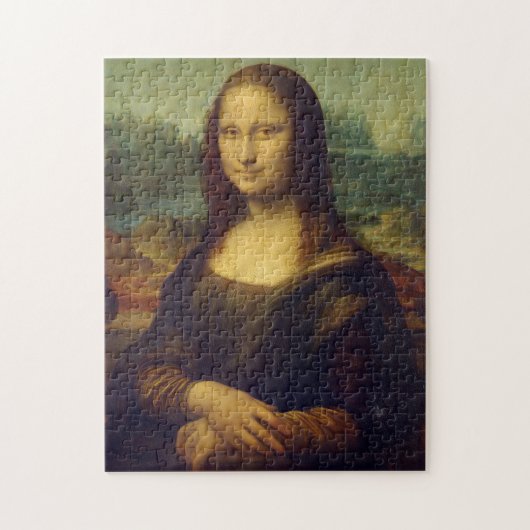 Mona Lisa schilderij Jigzaag Puzzle Legpuzzel (Verticaal)