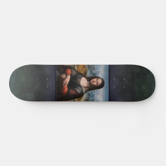 Mona Lisa schilderij Skateboard (Horizontaal)