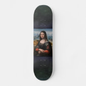 Mona Lisa schilderij Skateboard (Voorkant)