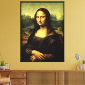 Mona Lisa, schilderkunst, Canvas Afdruk (Insitu (Woonkamer))