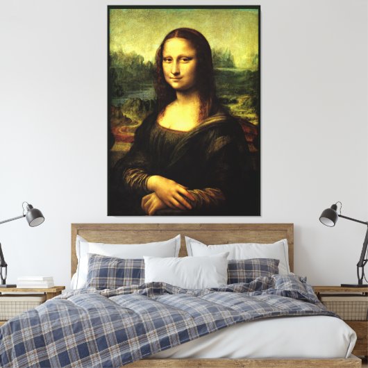 Mona Lisa, schilderkunst, Canvas Afdruk (Insitu (Slaapkamer))