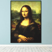 Mona Lisa, schilderkunst, Canvas Afdruk (Insitu (Houten vloer))