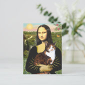 Mona Lisa - Schotse kat Briefkaart (Staand voorkant)