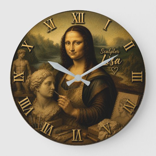 Mona Lisa Sculptor Grote Klok (Voorkant)