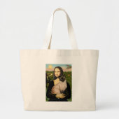 Mona Lisa - Seal Point Siamese kat Grote Tote Bag (Voorkant)
