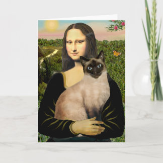 Mona Lisa - Seal Point Siamese kat Kaart