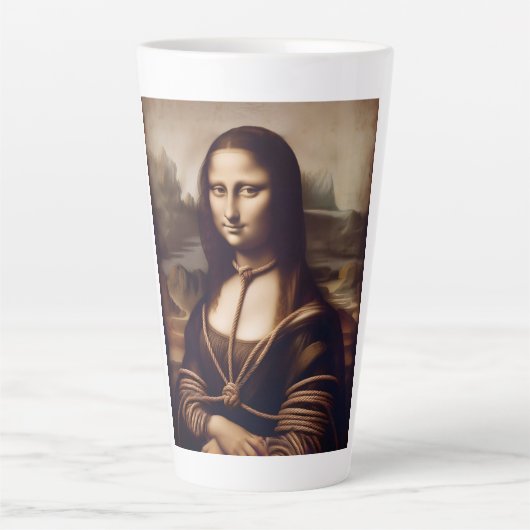 Mona Lisa Shibari Latte Mok (Voorkant)