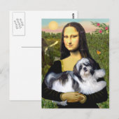 Mona Lisa - Shih Tzu (A-LD) Briefkaart (Voorkant / Achterkant)
