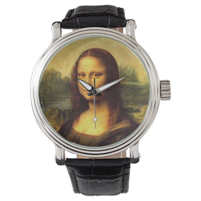Mona Lisa Sjabloon polshorloge Horloge (Voorkant)