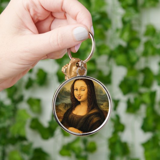 Mona Lisa Sleutelhanger Klassiek Leonardo Da Vinci (Hand)