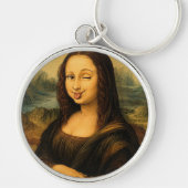 Mona Lisa Sleutelhanger Klassiek Leonardo Da Vinci (Voorkant)