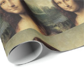 Mona Lisa sluit af door Leonardo da Vinci Cadeaupapier (Rol Hoek)