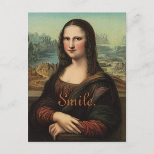 Mona Lisa Smile Briefkaart (Voorkant)