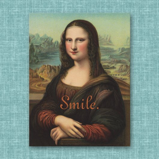 Mona Lisa Smile Briefkaart