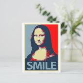 Mona Lisa Smile Briefkaart (Staand voorkant)